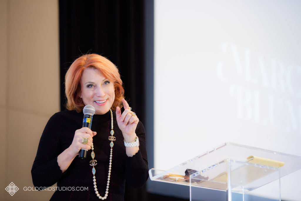 Marcy Blum of Marcy Blum Associates in New York City was among the featured speakers at The Knot Workshop in Chicago.