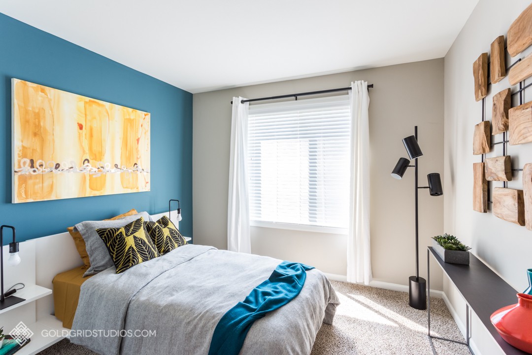 Styled Bedroom Real Estate Photo