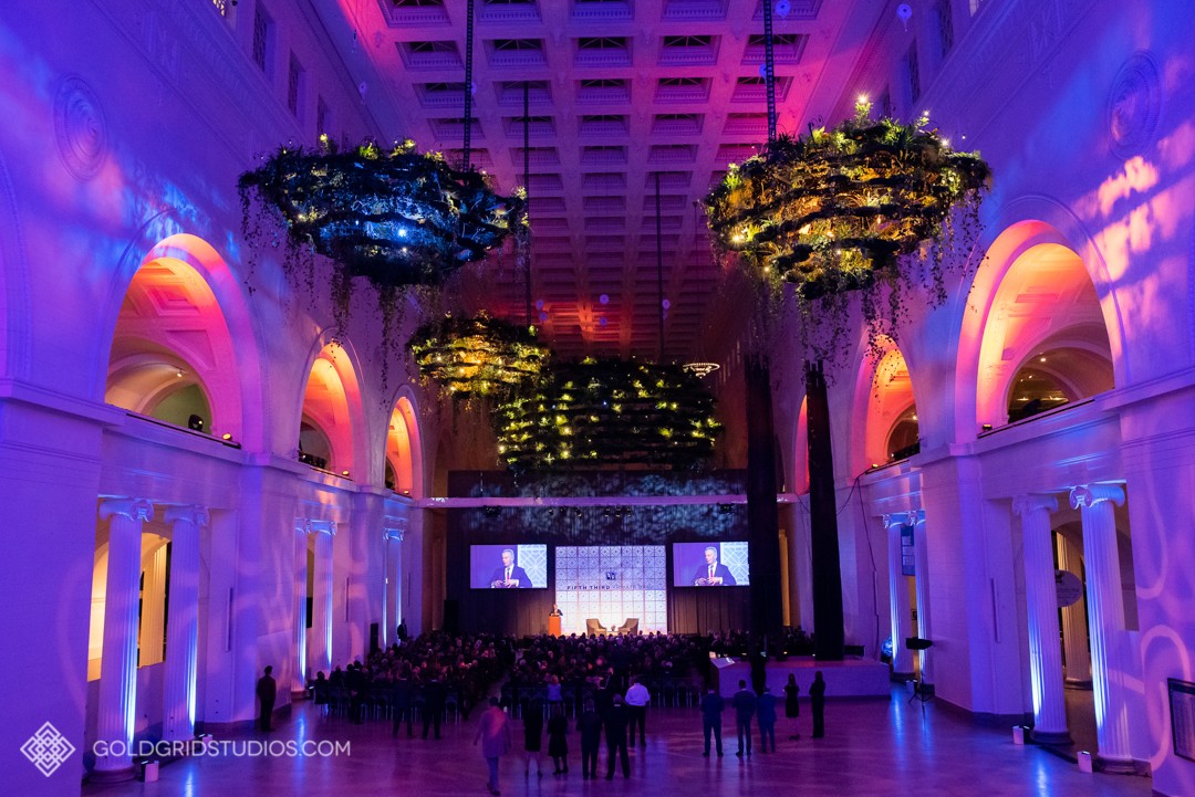 The Field Museum Special Events lighting design for Fifth Third Bank